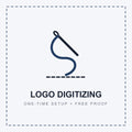 Logo Digitizing (One-Time Setup)